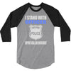 i stand with officer 3/4 Sleeve Shirt