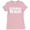 reading nuf Ladies Fitted T-Shirt