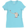 lonely traveller Ladies Fitted T-Shirt
