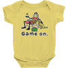 baseball game on short Baby Bodysuit