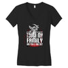 Life After Death Touch My Family And Find Out Women's V-Neck T-Shirt
