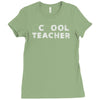 school cool teacher Ladies Fitted T-Shirt