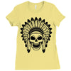 skull Ladies Fitted T-Shirt