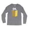 oh hay oh hey girl boy funny pun Long Sleeve Shirts