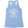 bulldog mum Racerback Tank