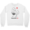 pregnant rex black color Crewneck Sweatshirt