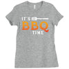 It's BBQ Time Ladies Fitted T-Shirt