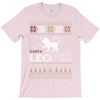 santa leo christmas ugly t shirts T-Shirt