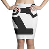 black robot Pencil Skirts