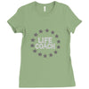 life coach funny inspiration Ladies Fitted T-Shirt