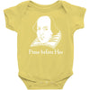prose before hos  funny william shakespeare joke comedy rude Baby Onesie
