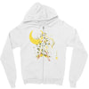 the moon Zipper Hoodie