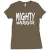 mighty warrior Ladies Fitted T-Shirt