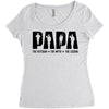 papa Women's Triblend Scoop T-shirt