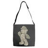 mario text Adjustable Strap Totes