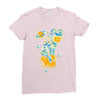 space cat Ladies Fitted T-Shirt