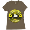 piano shirt fear the piano funny Ladies Fitted T-Shirt