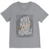 Work Hard, Stay Humble V-Neck Tee