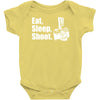 v6 eat sleep shoot Baby Onesie