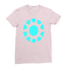 ironman logo avengers marvel comics gift Ladies Fitted T-Shirt
