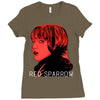 Red Sparrow Ladies Fitted T-Shirt