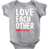 love each other Baby Bodysuit