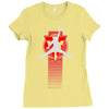 basketball jump Ladies Fitted T-Shirt