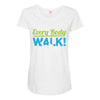 every body walk Maternity Scoop Neck T-shirt