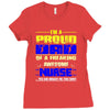 proud dad nurse Ladies Fitted T-Shirt