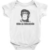 viva la evolucion Baby Bodysuit