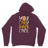 you only punch once Hoodie