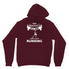 who loves running Unisex Hoodie