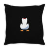penguin suit Throw Pillow