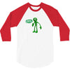 green man dance says hello 2018 3/4 Sleeve Shirt