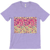 pink triangle print T-Shirt