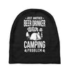 beer drinker camping!! Baby Beanies