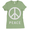 peace sign Ladies Fitted T-Shirt