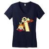 Calvin and hobbes Women's V-Neck T-Shirt