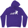 alien evolution   mens funny Unisex Hoodie
