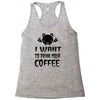 coffee drinkers Racerback Tank