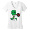 monster 1 Women's V-Neck T-Shirt