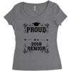 proud name 2018 senior Women's Triblend Scoop T-shirt