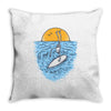 death surfer Throw Pillow