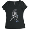 the punished Women's Triblend Scoop T-shirt
