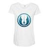 Star Wars Logo Maternity Scoop Neck T-shirt