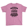 Super Cool Granddad Of A Freaking Awesome Grandson Youth Tee