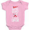 i bake because punching people is frowned upon Baby Onesie