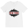 new york V-Neck Tee