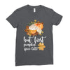 but first pumpkin spice latte, Ladies Fitted T-Shirt
