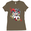 quinn of diamonds Ladies Fitted T-Shirt